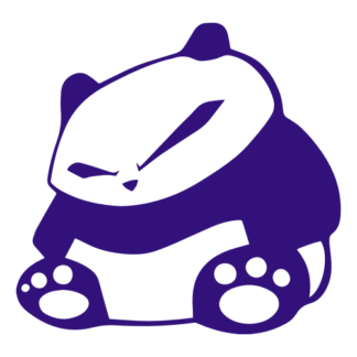 JDM Panda Decal (Purple)